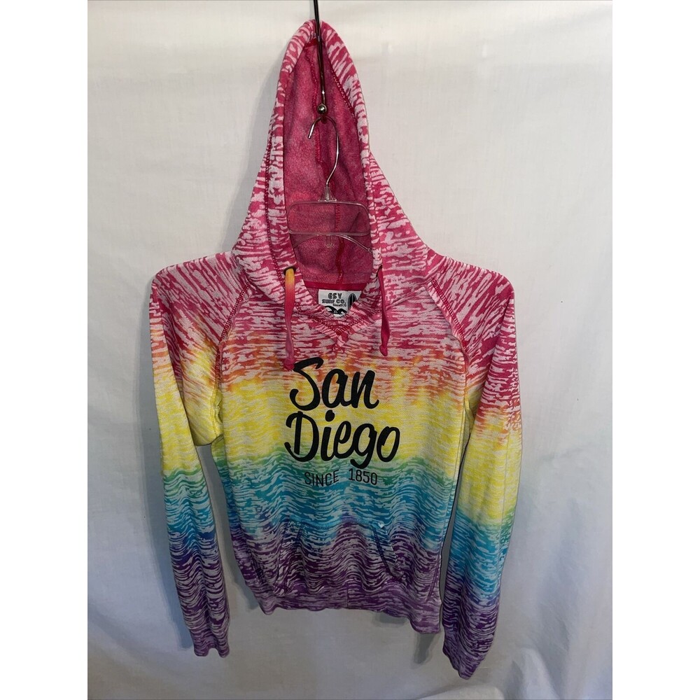 Esy Surf Co. Women’s Beach Hoodie Size XL Multicolor Pool Surfing Relax Comfort